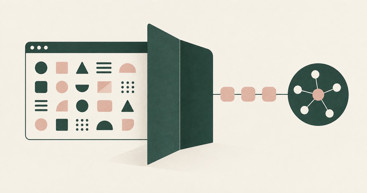 A folded privacy screen turns varied browser data into matching tokens before it reaches an AI node.
