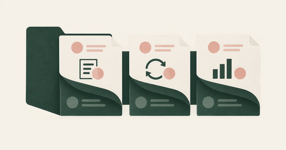 Three policy documents sit in folded privacy sleeves, illustrating protected Duck Creek policy and billing work.