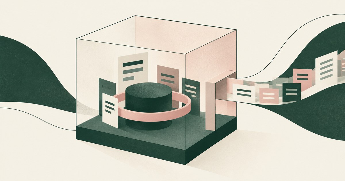 Documents move into and out of a transparent sandbox containing a bounded geometric processing block.