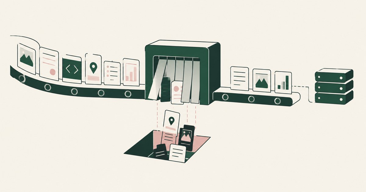 A document conveyor diverts sensitive records into a lower collection tray.